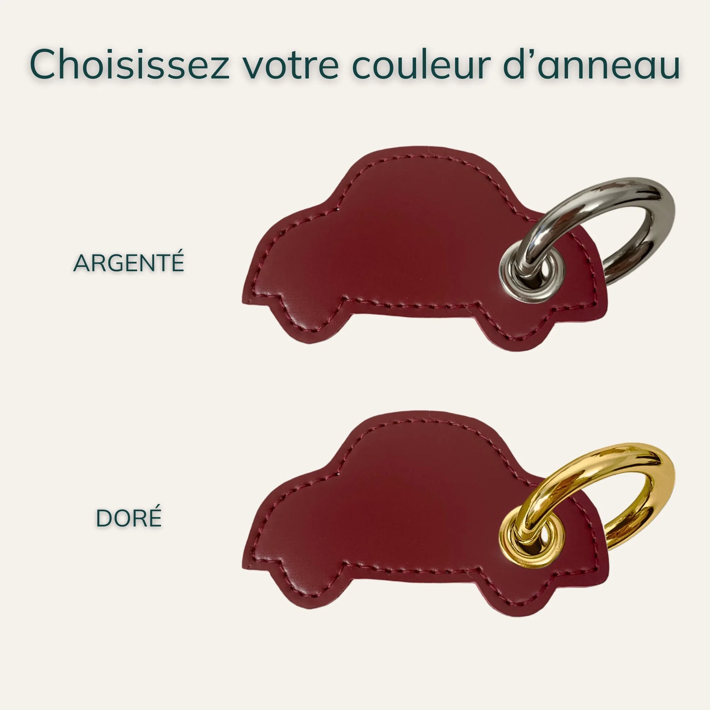 Porte-clés voiture personnalisé